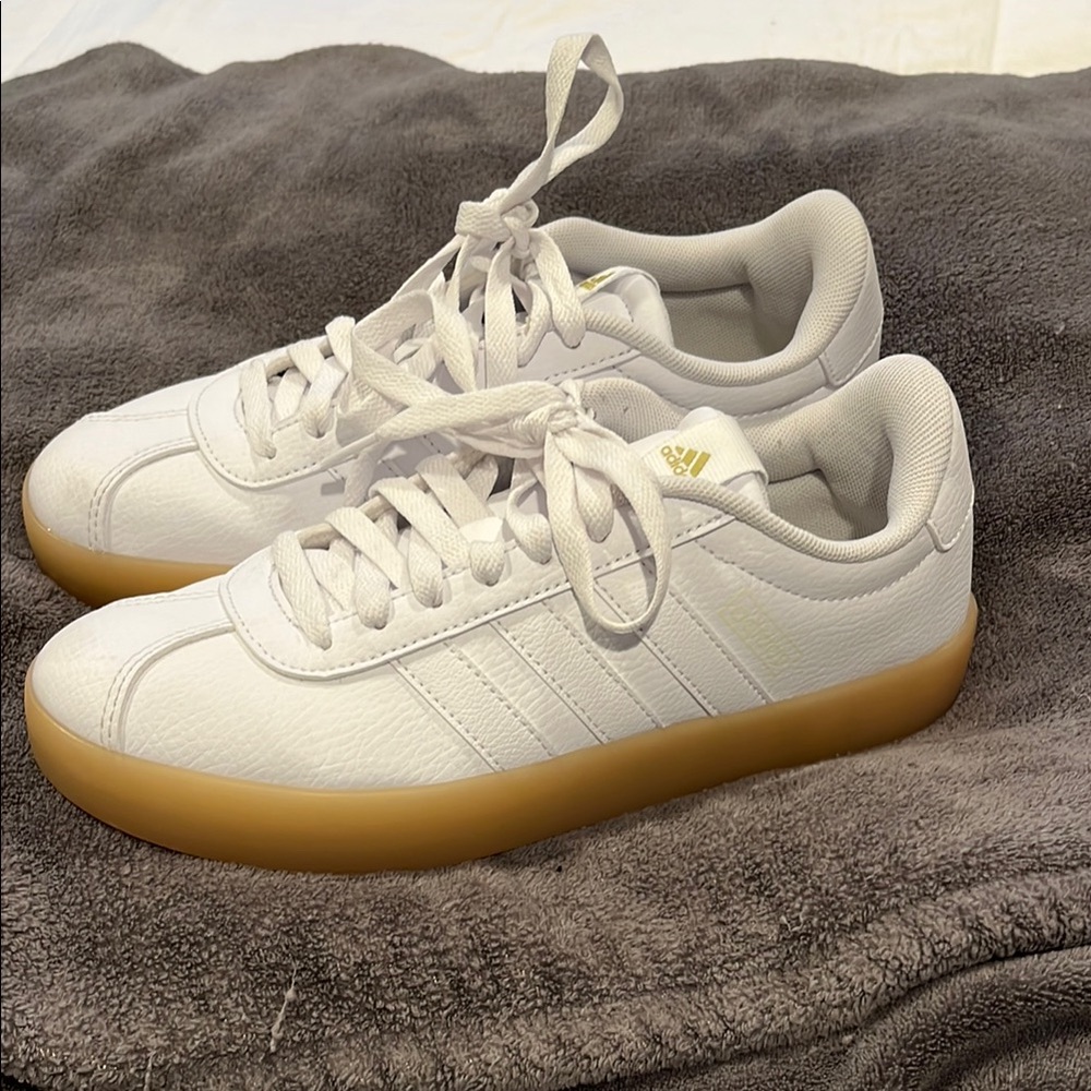 Adidas Women's VL Court 3.0 White Sneakers